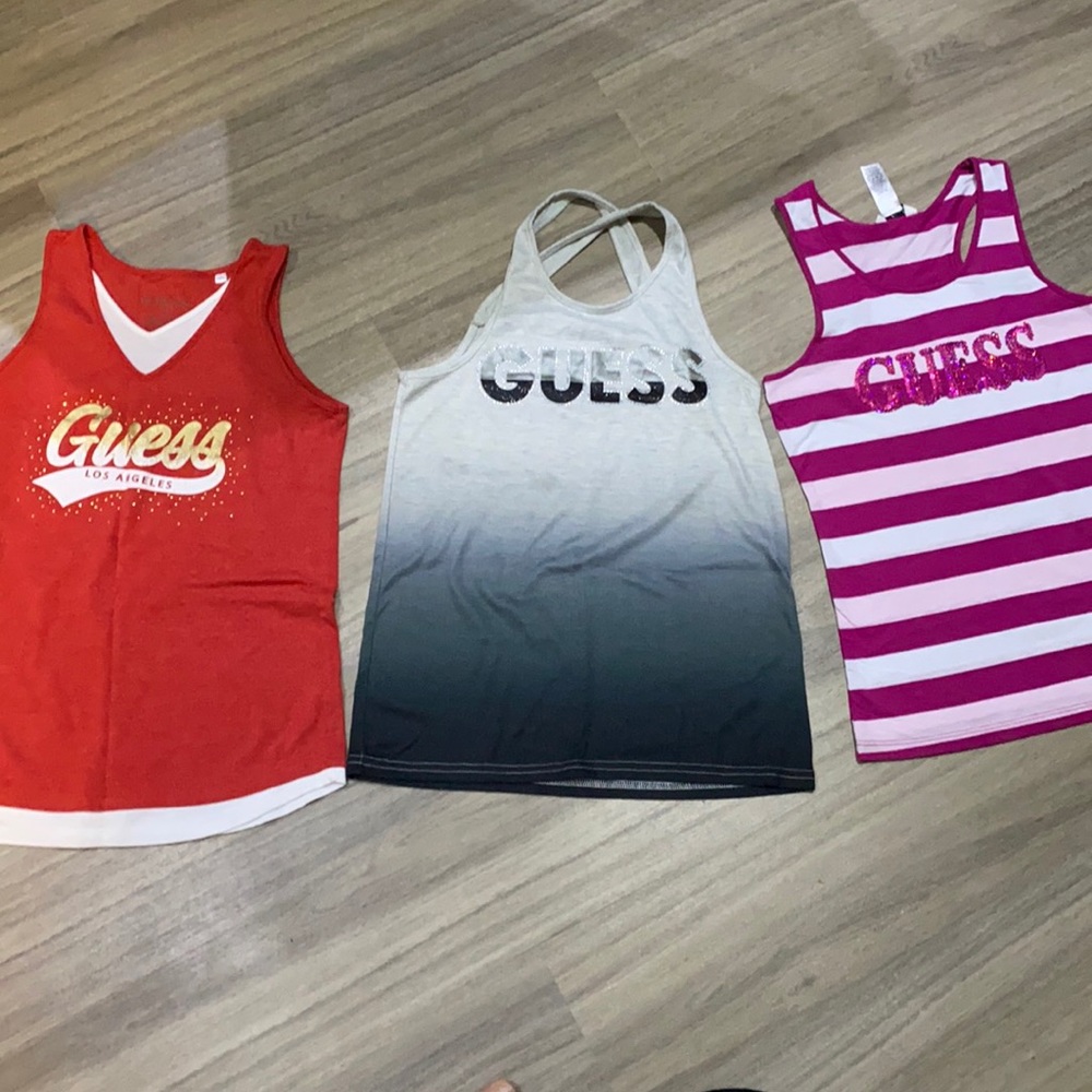 3 for $25 Girls guess tanks